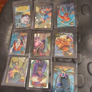 1995 fleer ultra x-men chase card set of 9 hunters and stalkers
